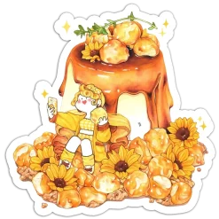 Beautiful flan