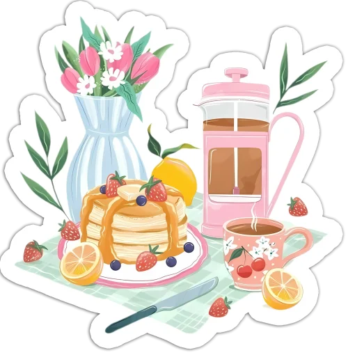 Cake and coffee
