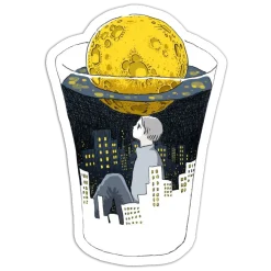 City in a glass of water