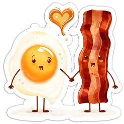 Eggs and meat