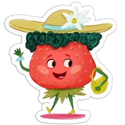 Fashionable strawberries