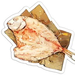 Fish dried in the sun