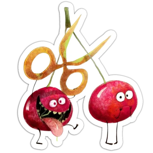 Funny Cherry Couple