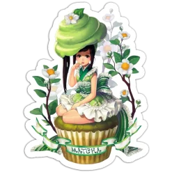 Matcha Girl Cake