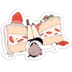 Strawberry cream cake