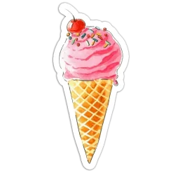 Strawberry ice cream