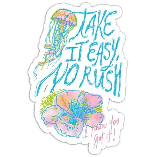 Take it easy no rush